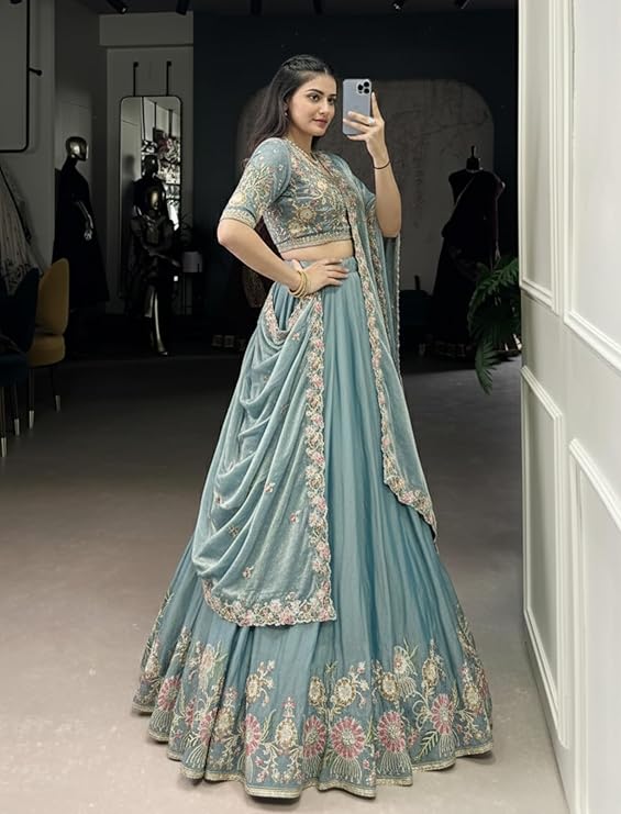 LooknBook Art Women’s Lehenga Choli – A Graceful Ethnic Outfit for Every Celebration